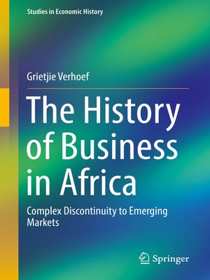 cover image of The History of Business in Africa